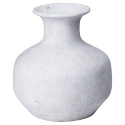 Artemis Natural Stone Bulb Shaped Vase