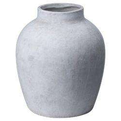 Artemis Large Wide Natural Stone Vase