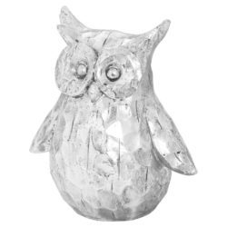 Oscar The Silver Owl Ornament - Choice of Sizes