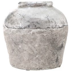 Dipped Silver Vase with a Rustic Stone Finish - Choice of Shapes