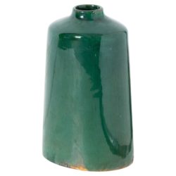 Jade Forest Straight Sided Ceramic Green Vase