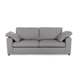 Sandford Modern 3 Seater Grey Sofa in Smoke Grey