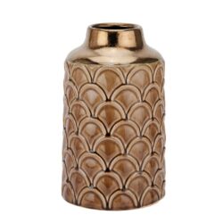Decorative Ceramic Butterscotch Bottle Vase