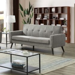 Modern 3 Seater Grey Sofa