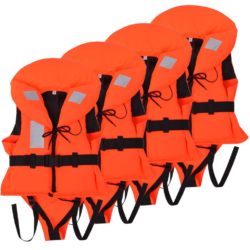 Orange Baby Life Jacket Buoyancy Aids - Set of 4 - Choice of Baby & Toddler Sizes