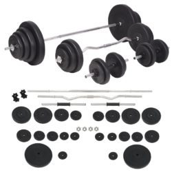 Barbell Weights & Dumbbell Weights Set - 120kg
