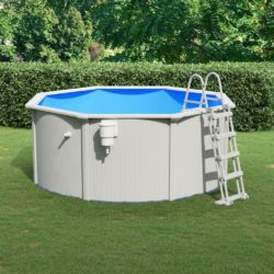 Round Swimming Pool with Steel Frame and Cover by Bestway - 300x120 cm