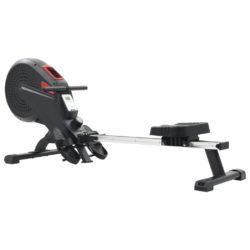 Folding Air Resistance Rowing Machine with LCD Display & Calorie Counter