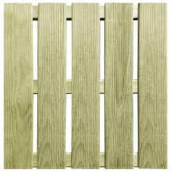 Pre-Treated Green Pine Wood Decking Tiles - Choice of Quantities