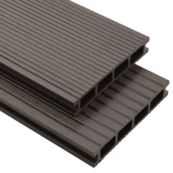 Dark Brown Decking Kit with Boards & Accessories - Choice of Sizes