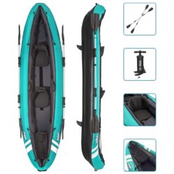 Bestway Hydroforce Ventura Inflatable 2 People Kayak with Oars & Pump