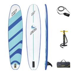 Blue Inflatable Surfboard with Pump by Bestway Hydroforce