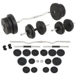 Barbell Weights & Dumbbell Weights Set - 60kg