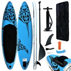 Designer Inflatable Paddleboard Set in Blue - Choice of Sizes