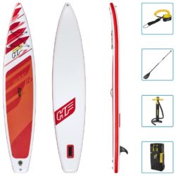 Premium Inflatable Paddleboard Set in Red 381cm - Bestway Hydro-Force Fastblast