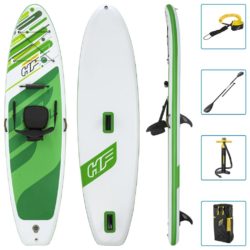 Inflatable Luxury Paddleboard Set in Green - Bestway Hydro Force Freesoul