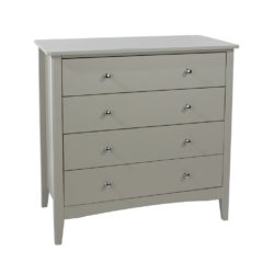 Bedford Grey Chest of 4 Drawers