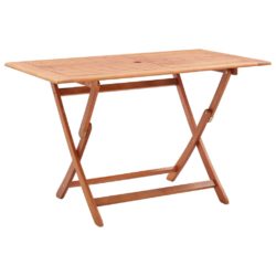 Rectangular Solid Wood Folding Garden Table
