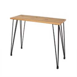 Alvin Modern Wooden Console Table with Hairpin Legs