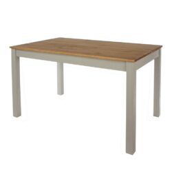 Catrell Solid Pine Wood Grey Dining Table - Choice of Sizes