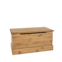 Hereford Solid Pine Wood Linen Chest Ottoman or Blanket Box