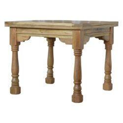 Grove Solid Wood Vintage Extending Dining Table with an Oak Finish
