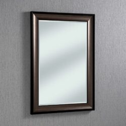 Lumley Classic Black and Grey Mirror - Choice of Sizes