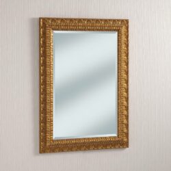Coronation Textured Antique Gold Wall Mirror - Choice of Sizes