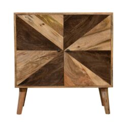 Shirin Modern Wooden Sideboard Cabinet with Two Tone Design