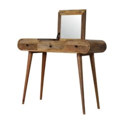 Modern Wooden Dressing Table with Mirror
