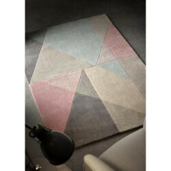 OHI Trainard Modern Abstract Pink Rug - Choice of Sizes