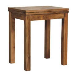 Cosgrove Extending Small Chunky Wooden Dining Table with an Oak Finish