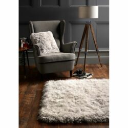 Exchange Soft Silver Grey Shaggy Rug - Choice of Sizes