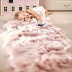 Gracie Genuine Light Pink Sheepskin Rug - Choice of Sizes