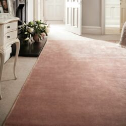 Kayla Luxury Light Pink Silky Rug - Choice of Sizes