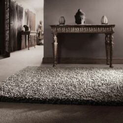 Manley Pure Wool Grey Shaggy Rug - Choice of Sizes