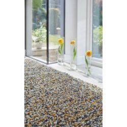 Robson Shaggy Mustard Rug in Pure Wool - Choice of Sizes