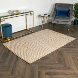 Wool Striped Jute Rug - Choice of Sizes