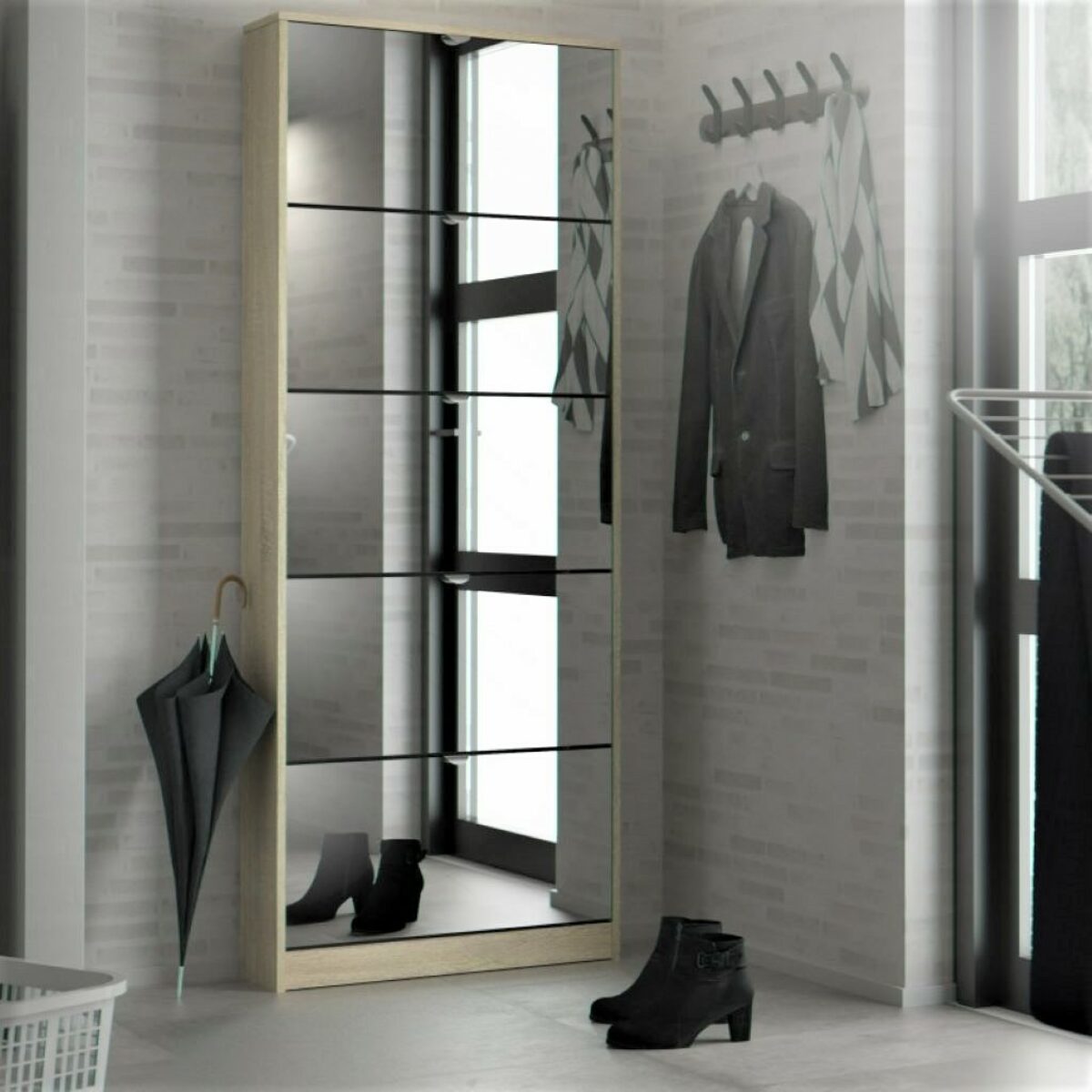 Full length new arrivals shoe cabinet