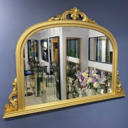 Empress Ornate Gold Overmantle Mirror - Choice of Sizes