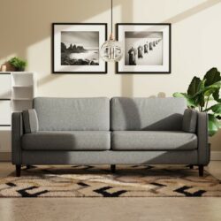 Michegan Luxury 3 Seater Dark Grey Sofa