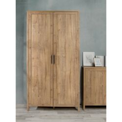 Ashdown Modern Wooden Wardrobe in Rich Oak