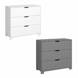 Libra Modern Chest of Drawers - White or Grey Options