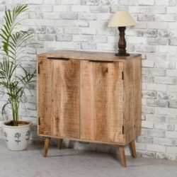 Bearwood Small Rustic Wooden Drinks Cabinet