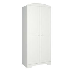 Buckley Traditional Double White Wardrobe