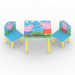 Children's Peppa Pig Table and Chairs Set