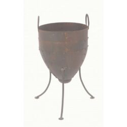 Iron Rustic Metal Planter with Legs