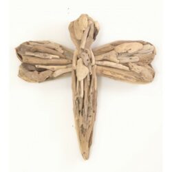 Rustic Driftwood Dragonfly Ornament