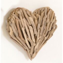 Rustic Driftwood Heart Decoration - Choice of Sizes