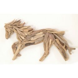 Rustic Driftwood Horse Ornament